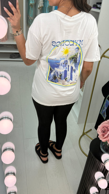 Sunny MYKONOS Graphic T-Shirt