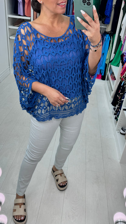 Queensland Crochet Batwing Top