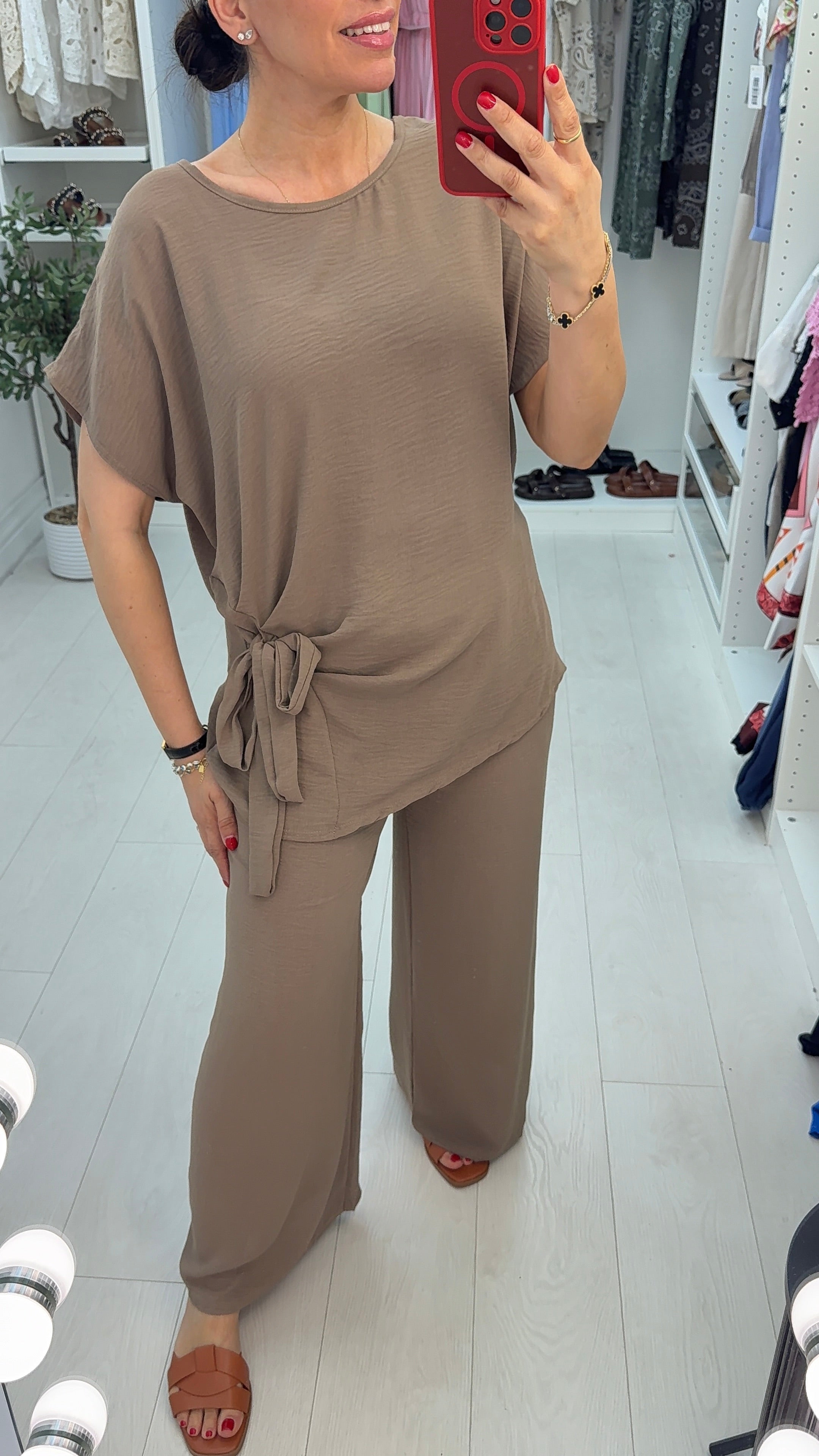 Sandylee Tie Side Co-ord Set