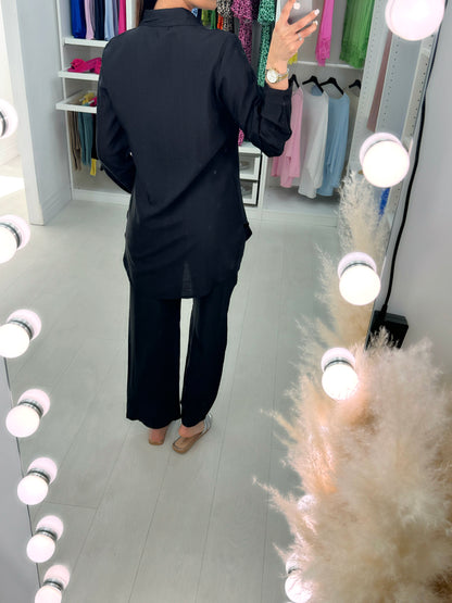 Lilica Lightweight Shirt & Wide Leg Trouser Co-Ords