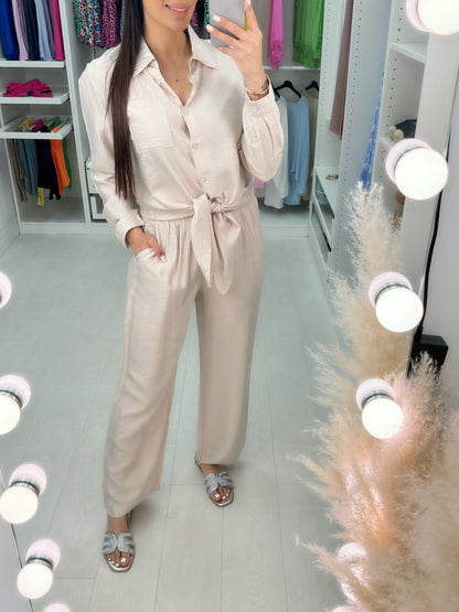 Lilica Lightweight Shirt & Wide Leg Trouser Co-Ords