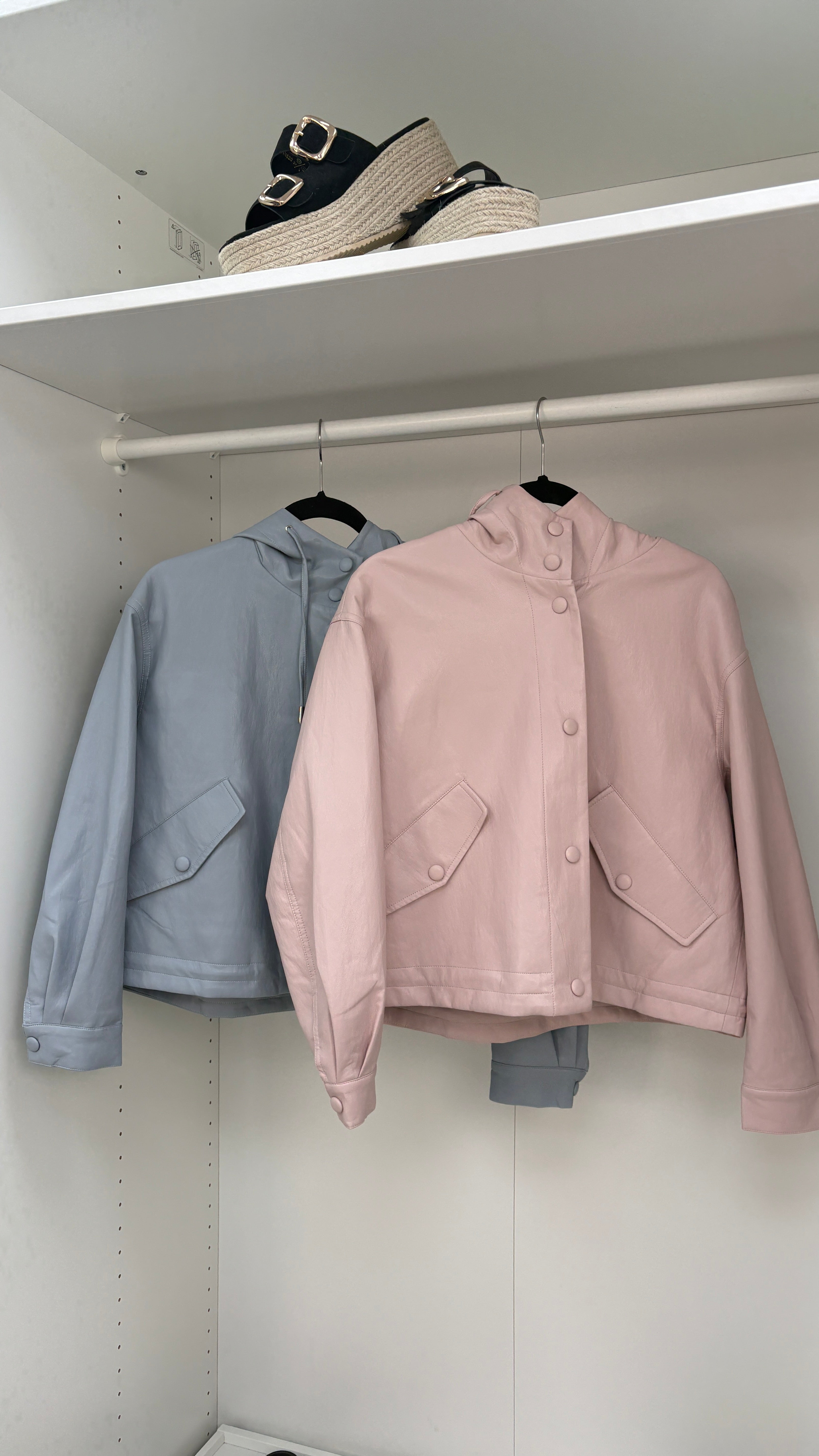 Lula Faux Leather Hooded Jacket