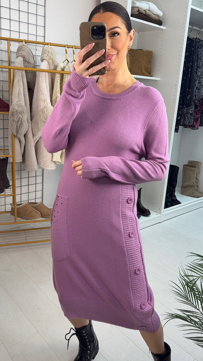 Laura Pocket Front Jumper Dress
