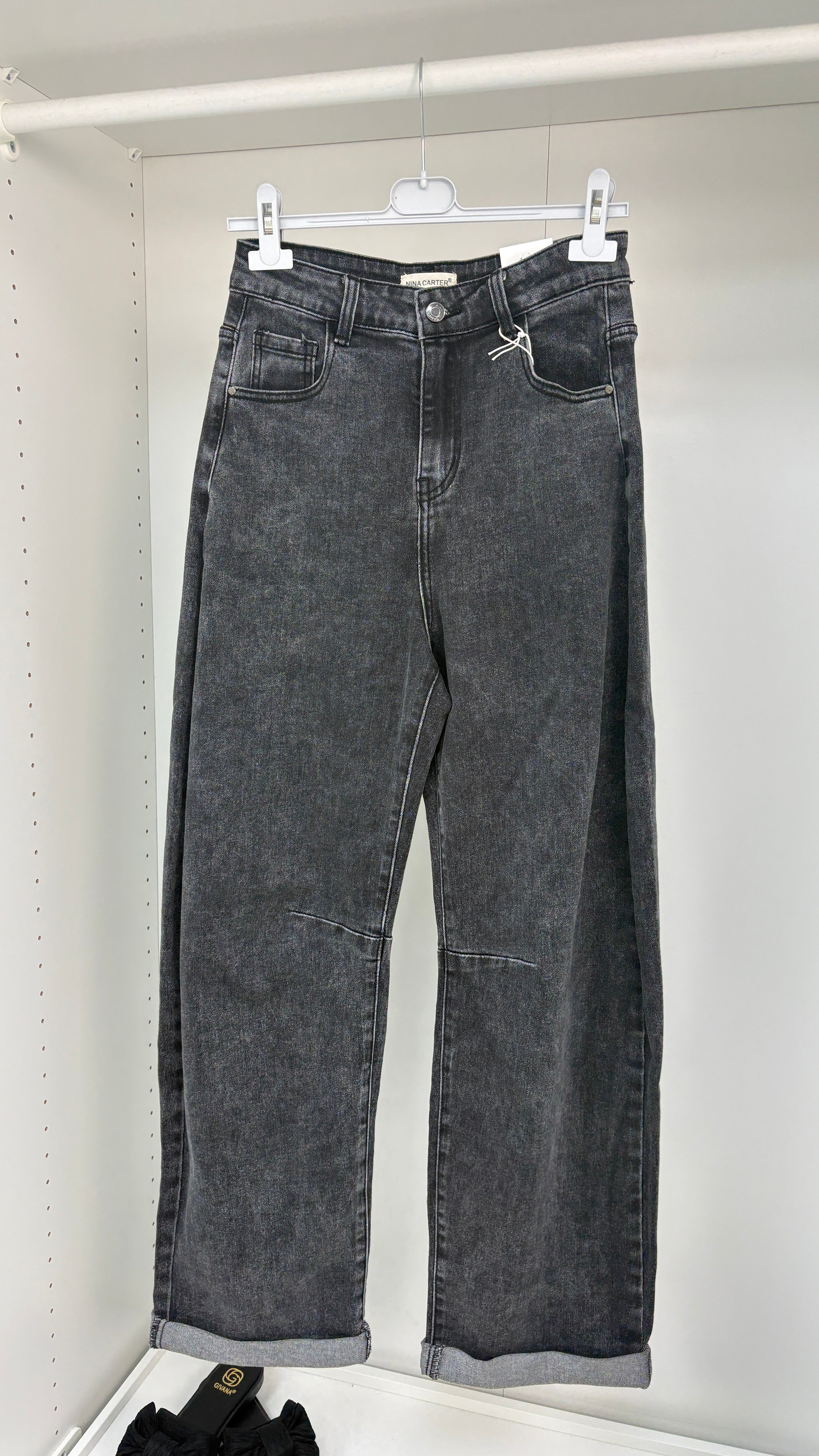 Bliss High Waisted Barrel Leg Jeans