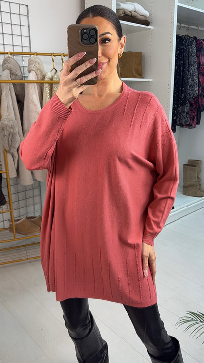 Nadia Plain Knitted Detail Jumper