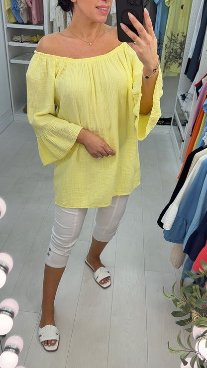 Daytona Cheesecloth Loose Fit Top