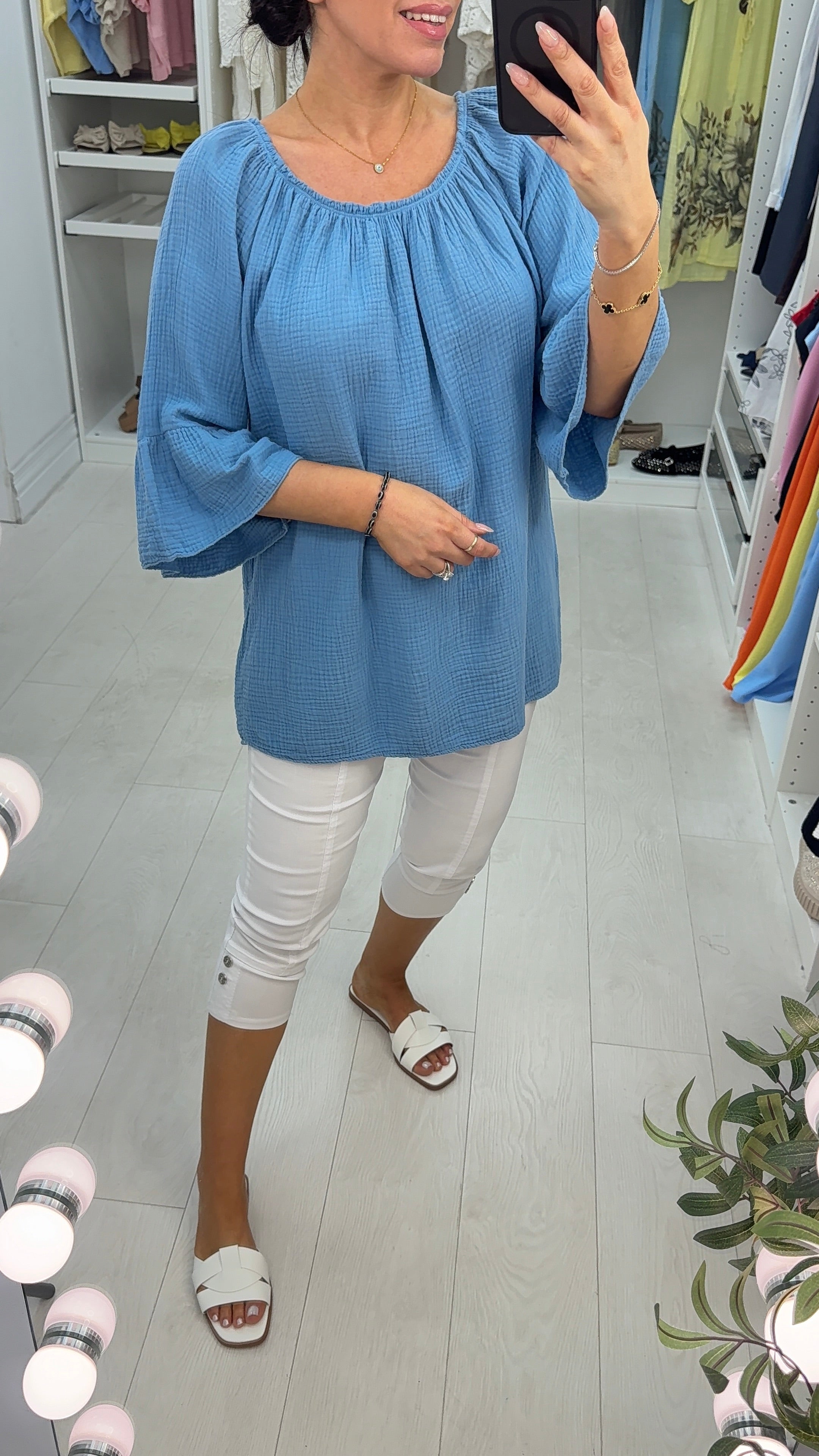 Daytona Cheesecloth Loose Fit Top