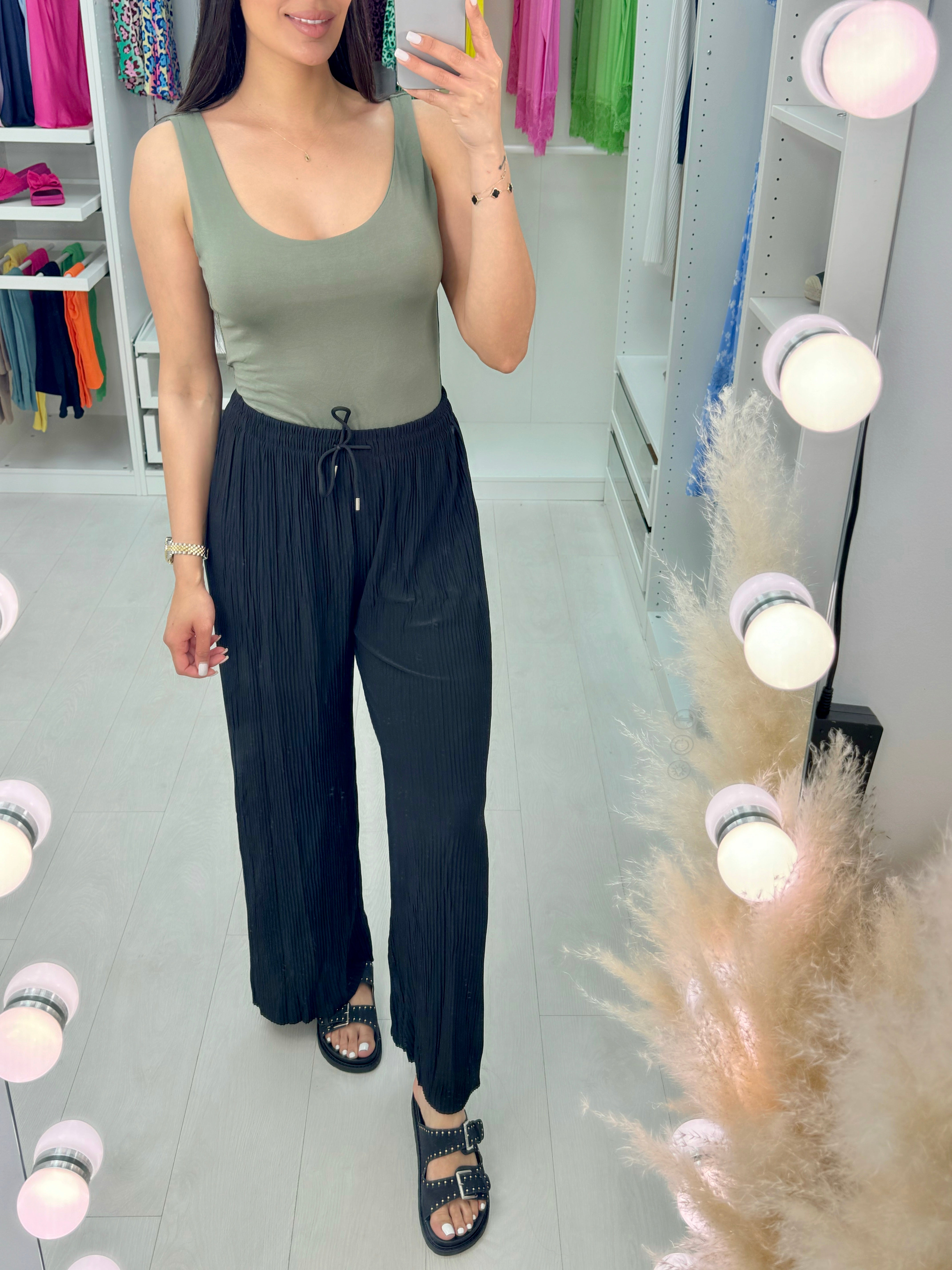 Rilah Square Neck Jersey Vest Top