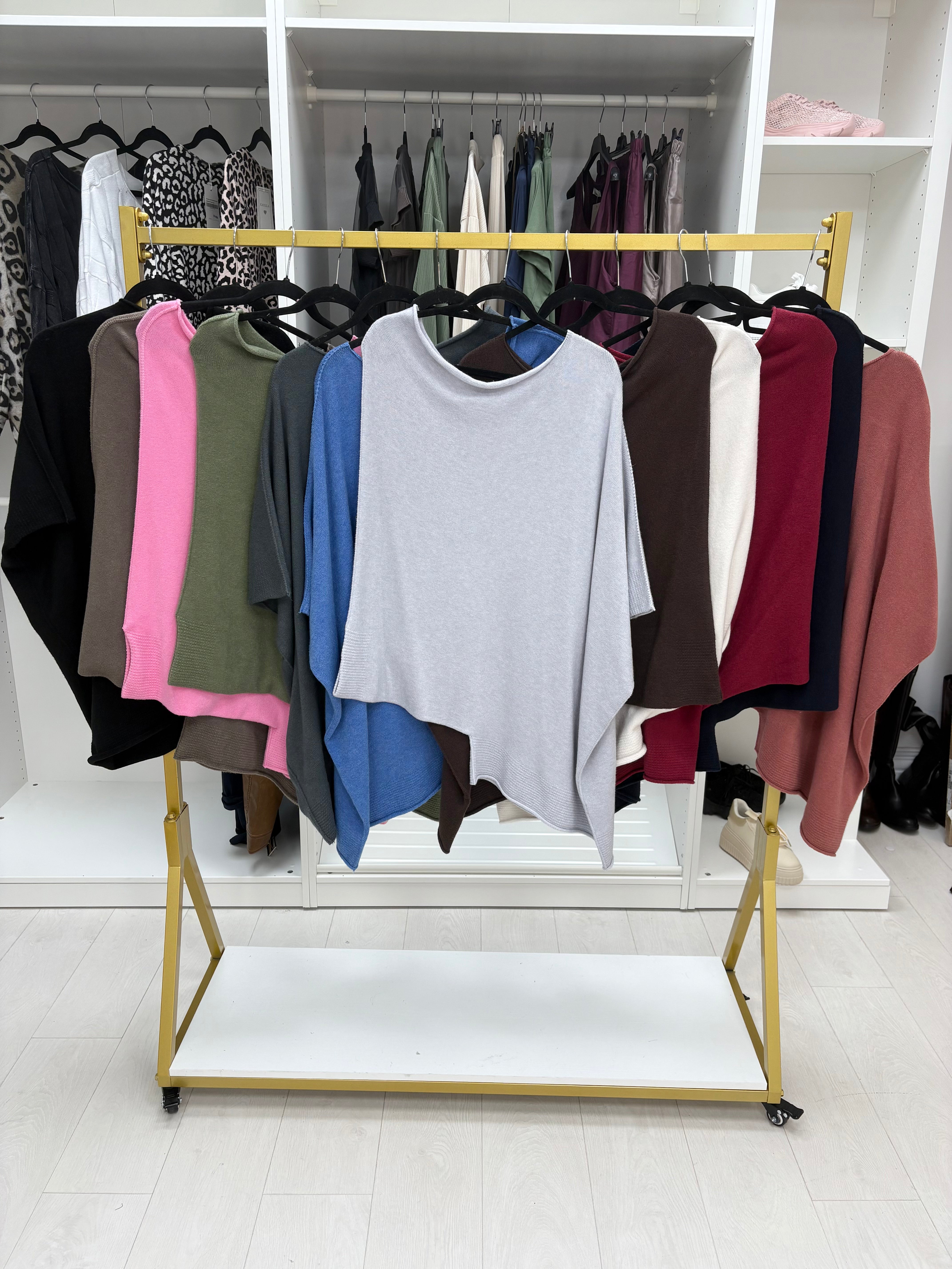 Marina Plain Half Sleeve Jumper