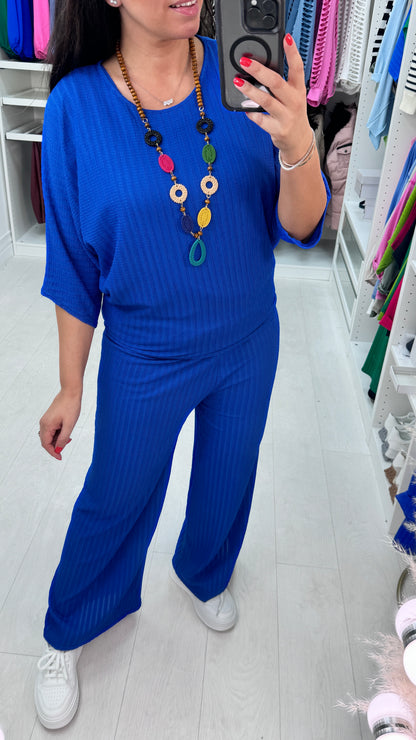 Alaxes Batwing Shape Crepe Top