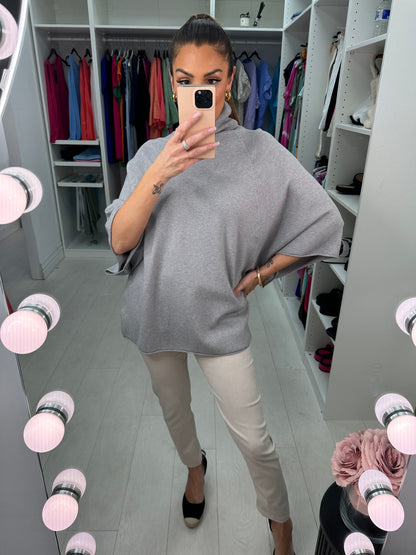 Charlotte Ribbed Roll Neck Jumper