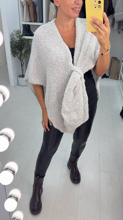 Samona Boucle Super Soft Poncho