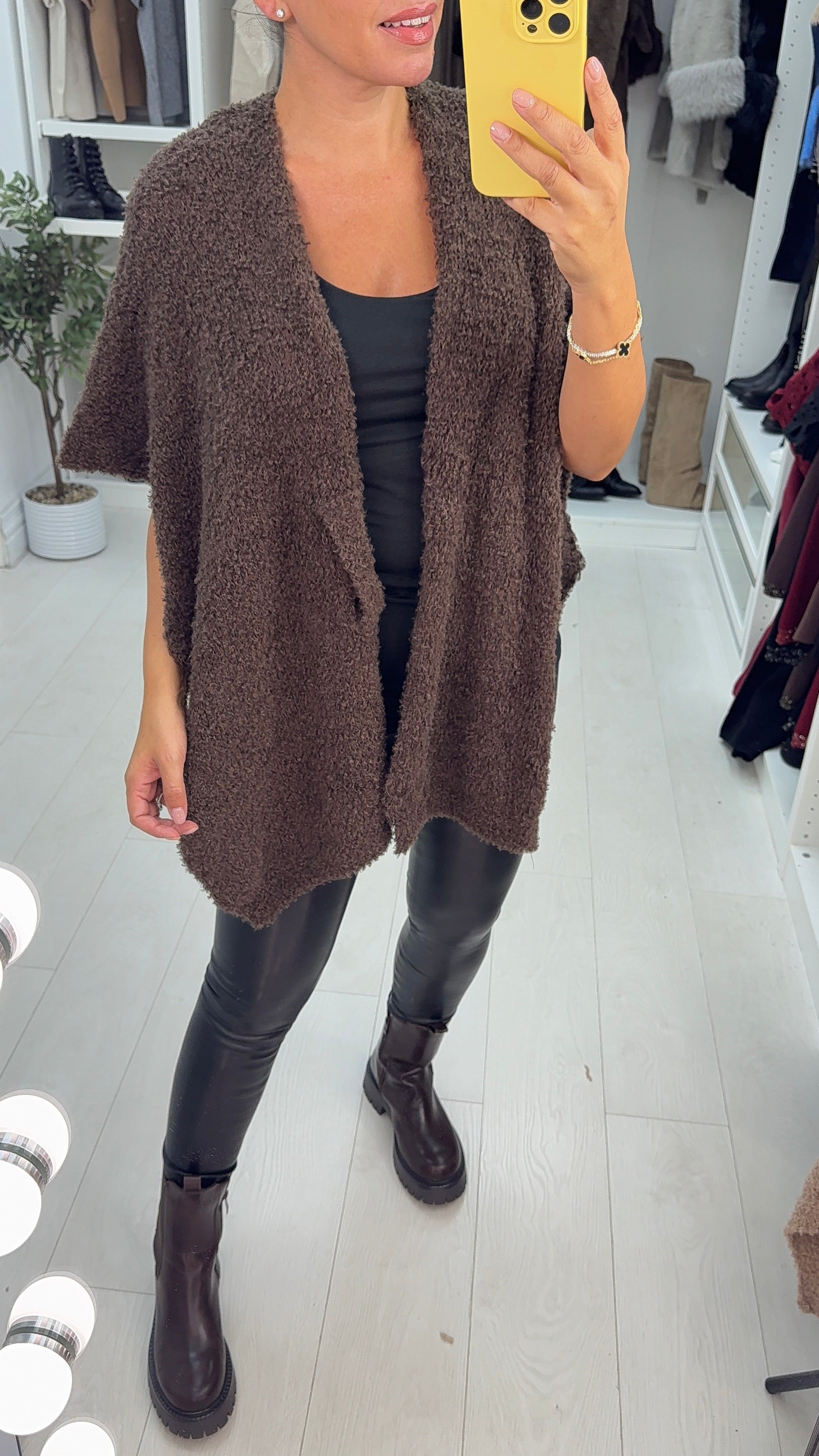 Samona Boucle Super Soft Poncho