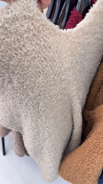 Samona Boucle Super Soft Poncho