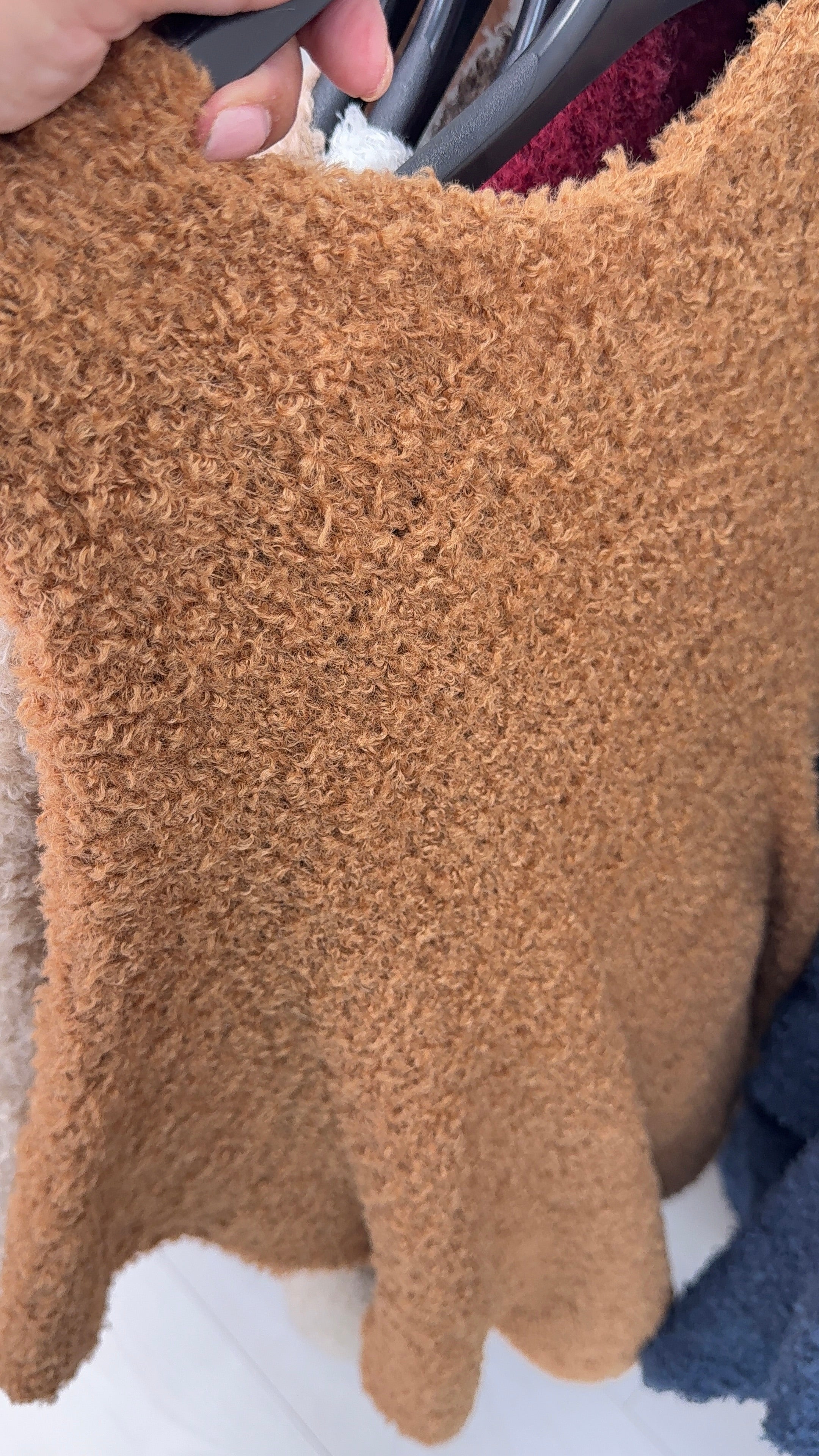 Samona Boucle Super Soft Poncho