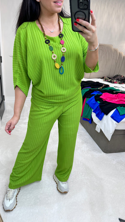 Alaxes Batwing Shape Crepe Top