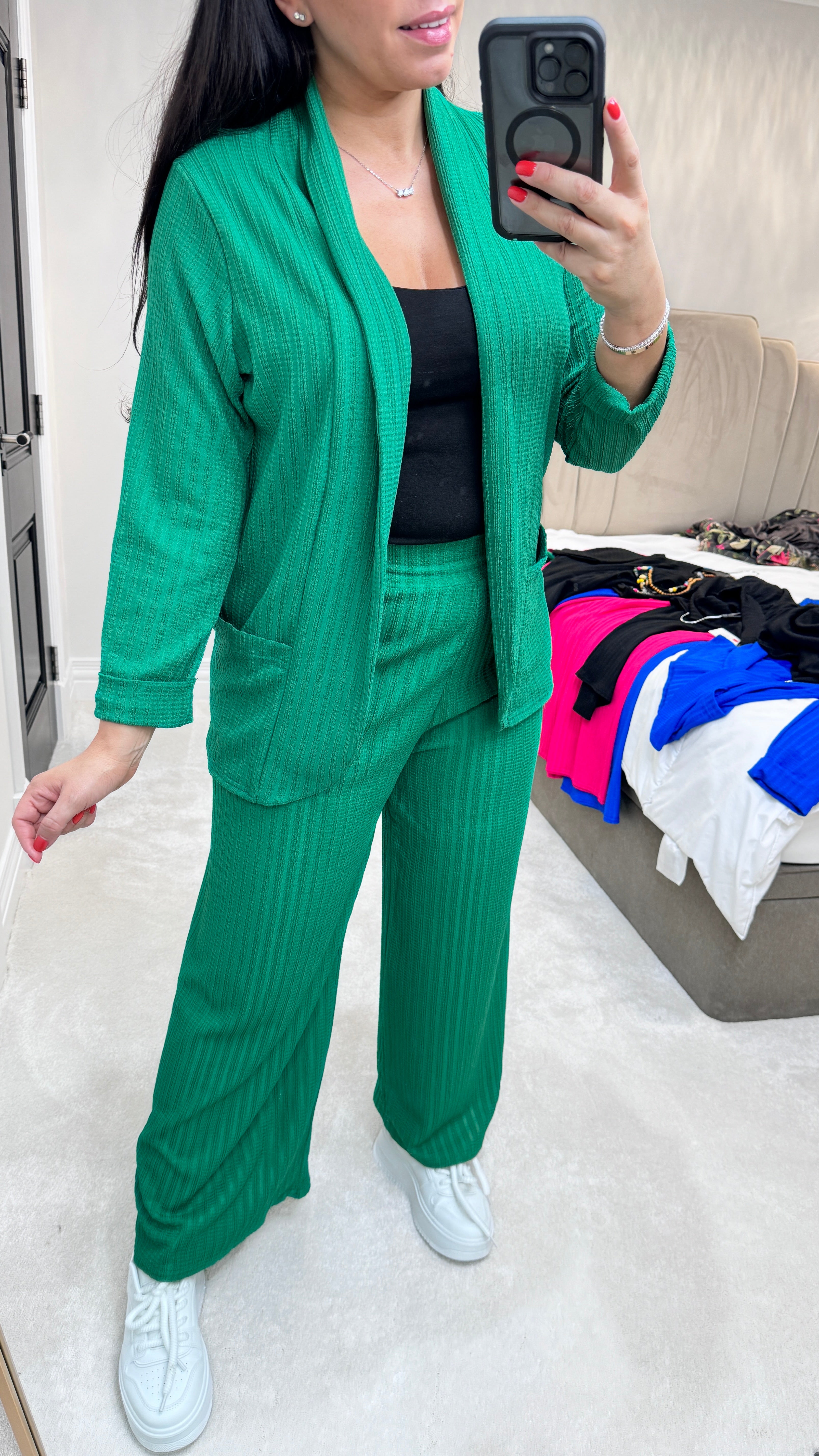 Grais Relaxed Fit Crepe Blazer