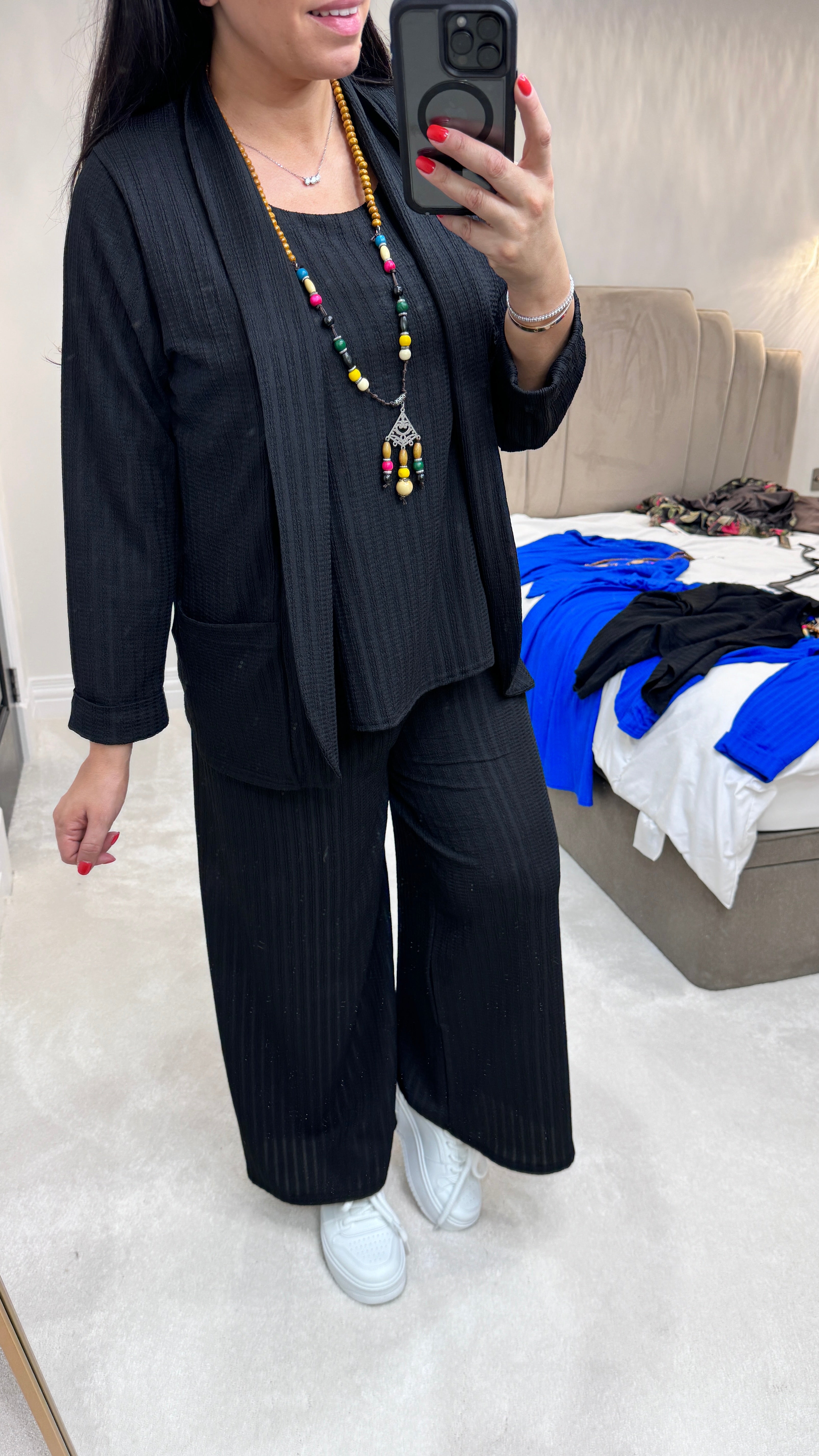 Grais Relaxed Fit Crepe Blazer