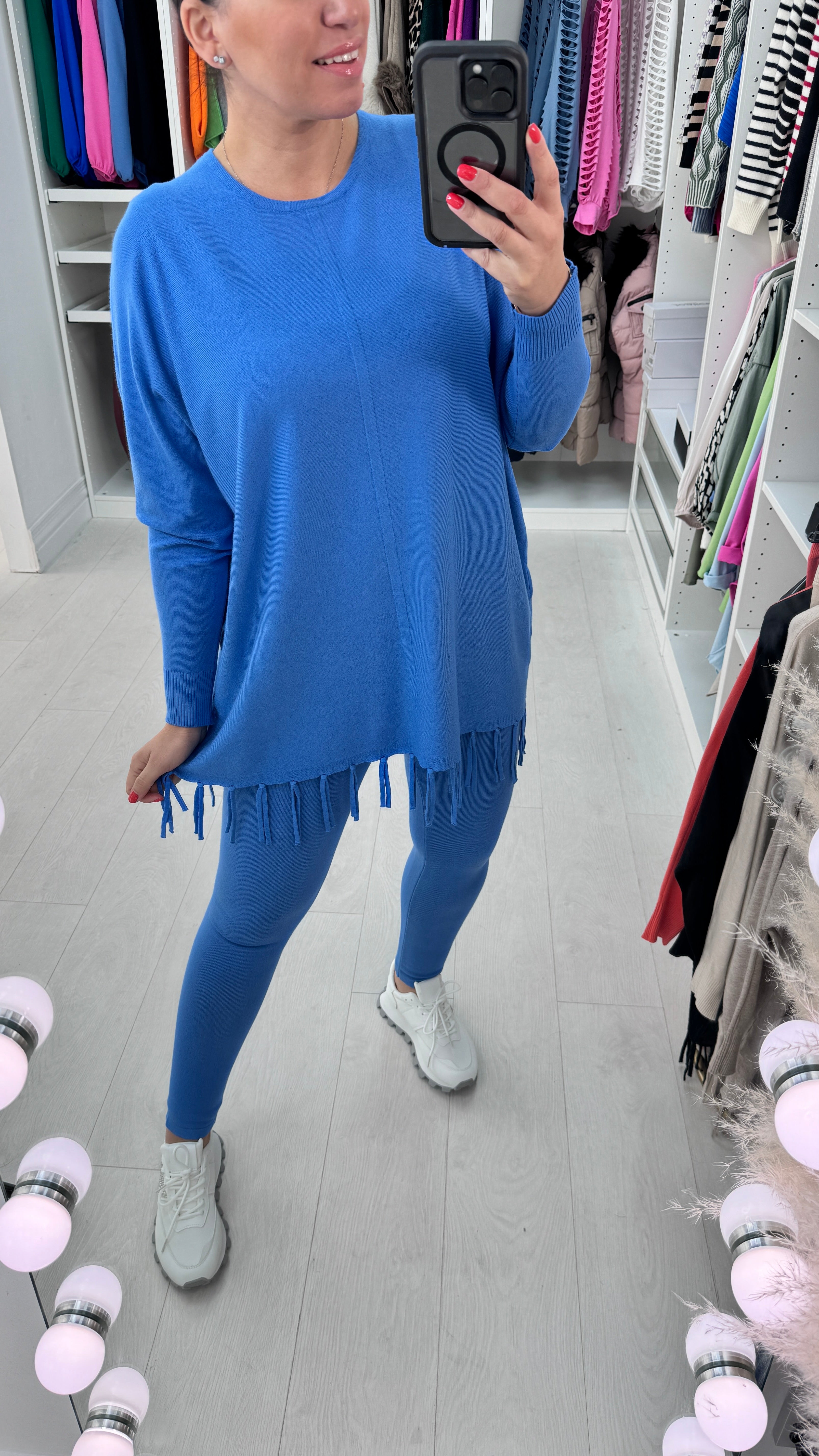 Saint Longline Tassel Hem Loungewear Set