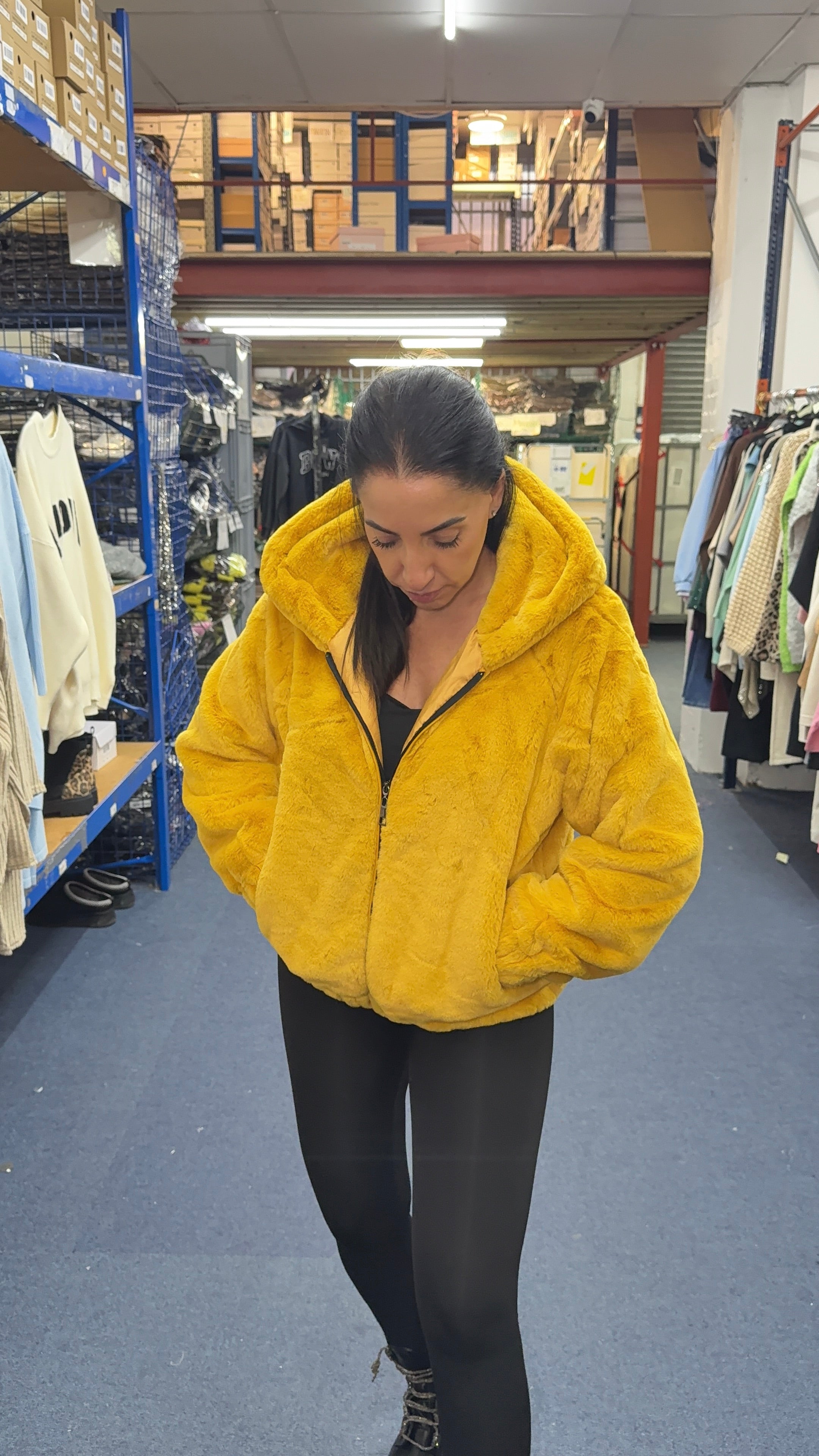 Poppy Super Soft Faux Fur Hooded Jacket