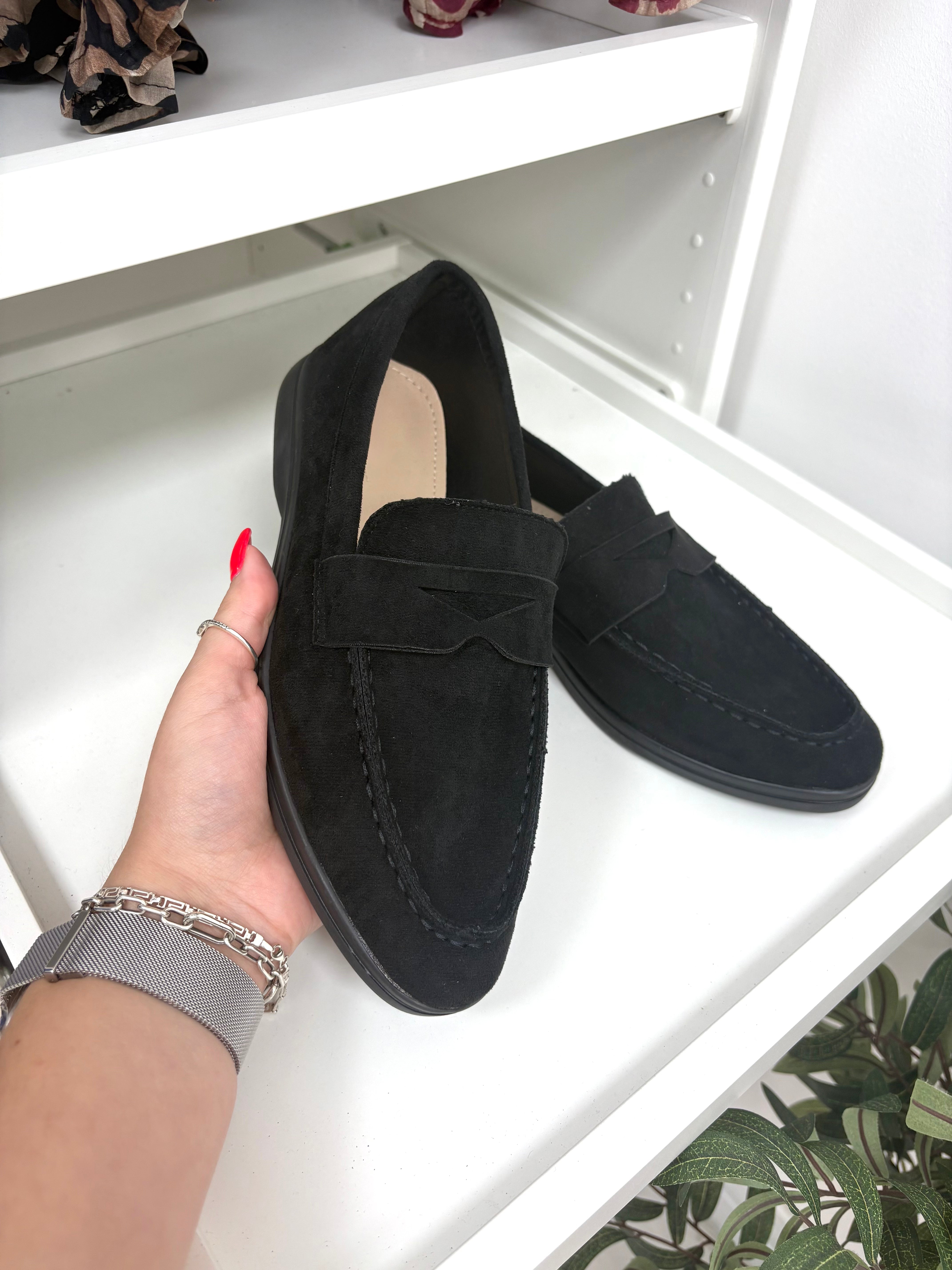 Jules Faux Suede Loafers