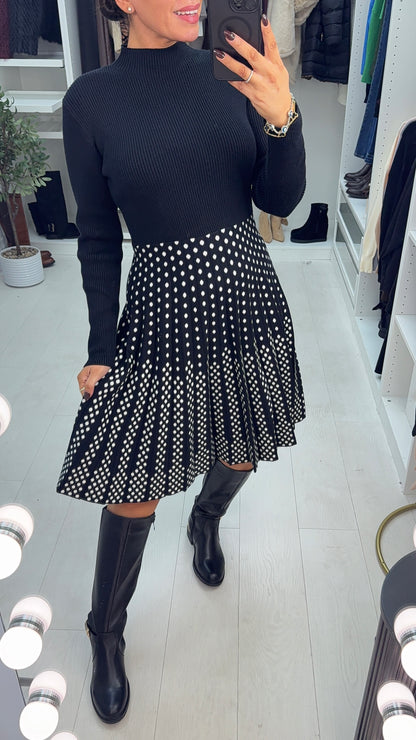 Penny Polka Dot Skater Dress