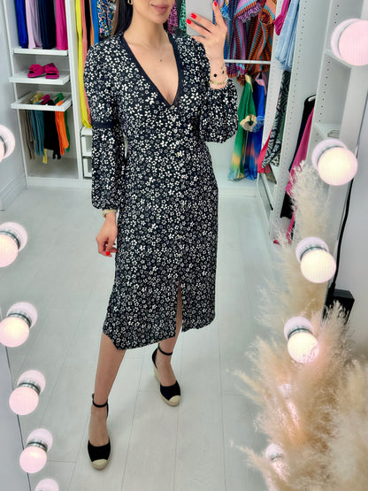 Mireya Lace Trimmed Floral Magic Dress