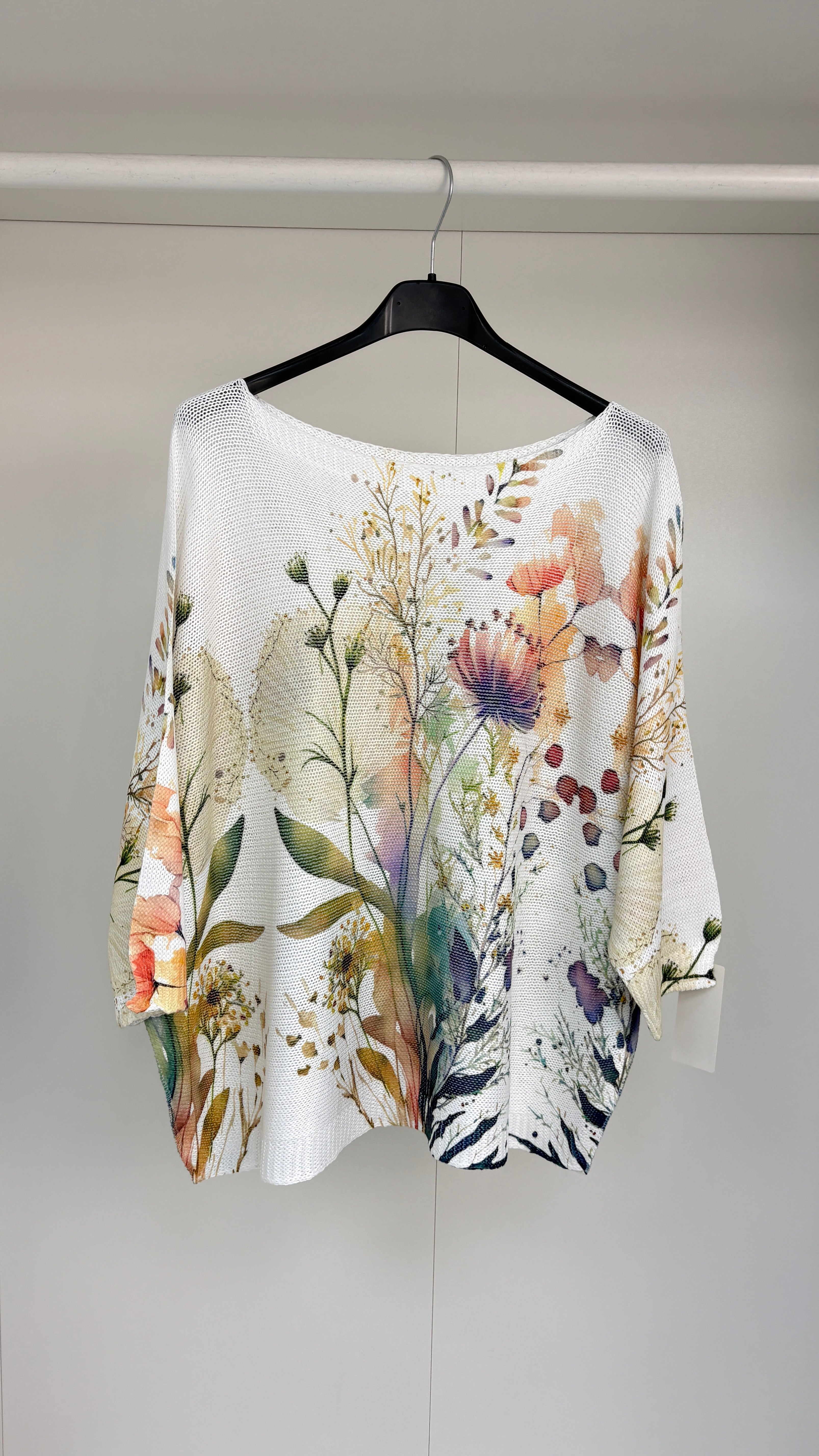 Karis Floral Print Batwing Top