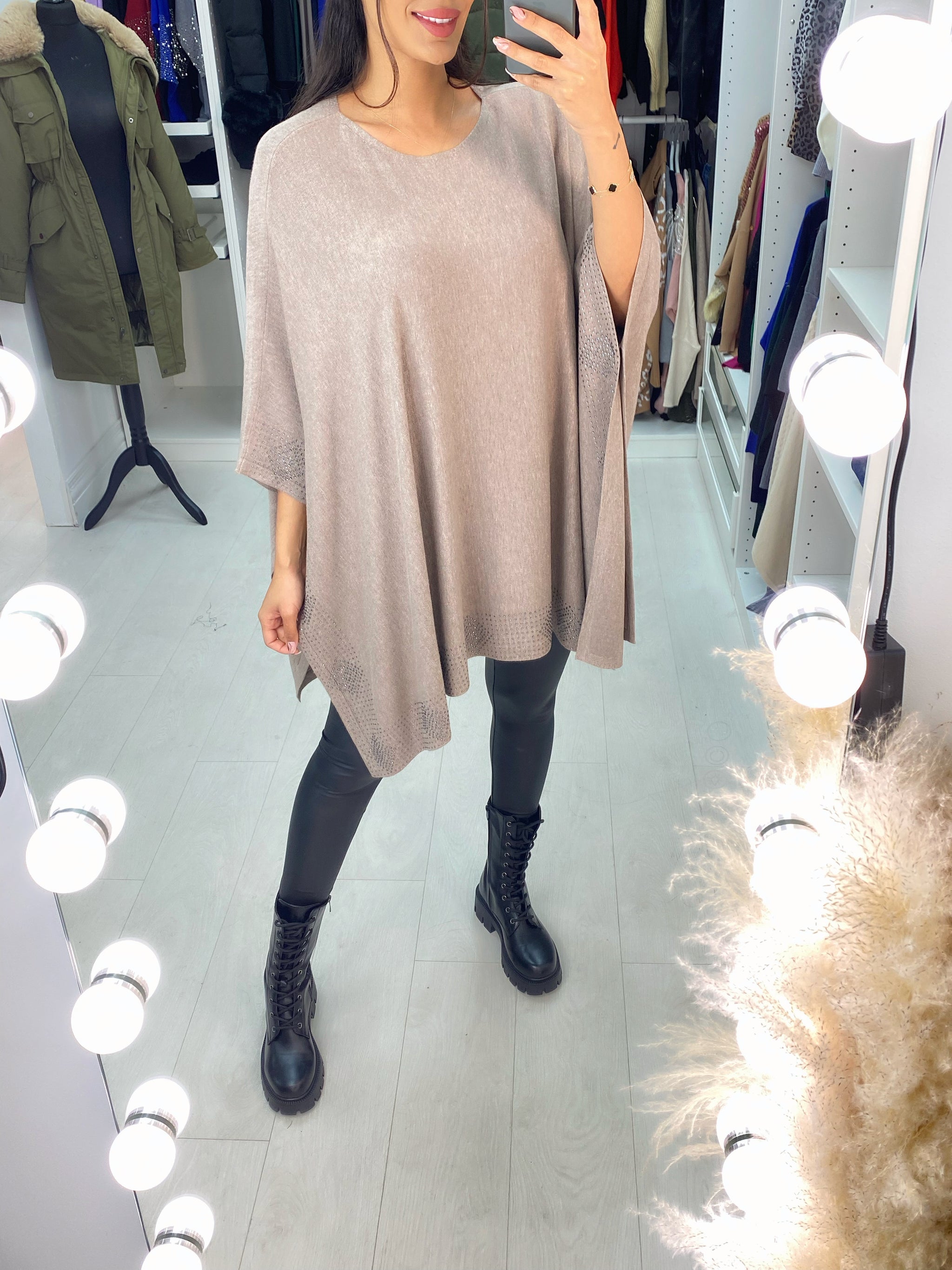 Poncho style jumper best sale