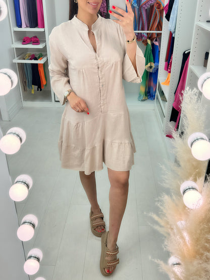Enya Oversized Smock Shirt Dress