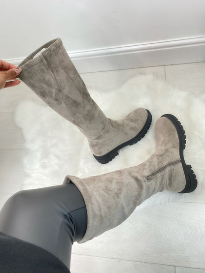 Zora Faux Suede Boots