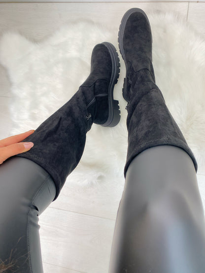 Zora Faux Suede Boots