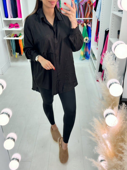 Sueno Plain Oversized Shirt