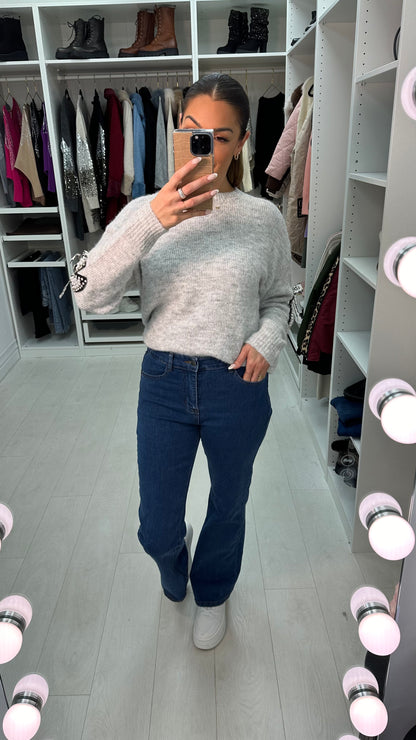 Orivella Denim Blue Bootcut Shaping Jeans