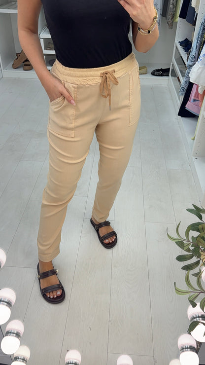 Tina Plain Elasticated Waist Magic Joggers