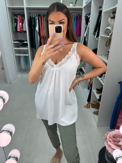 Leanne Lace Trim Cami