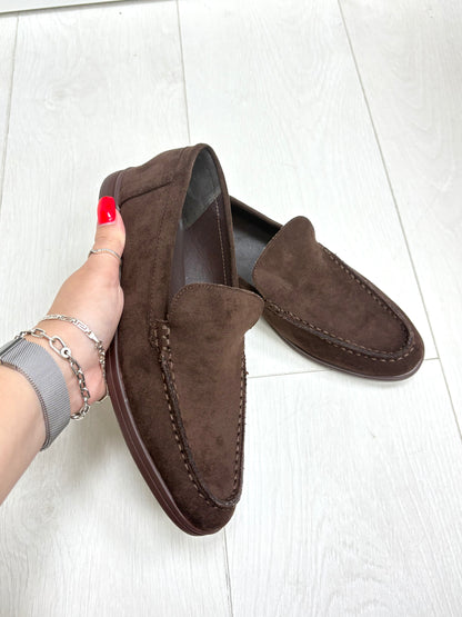 Suzie Faux Suede Loafers