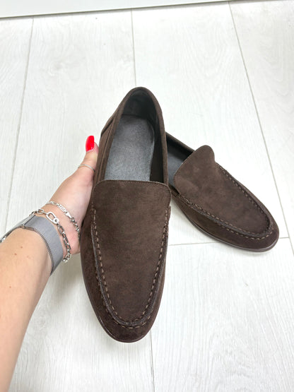 Suzie Faux Suede Loafers
