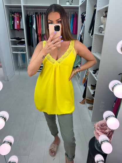 Leanne Lace Trim Cami