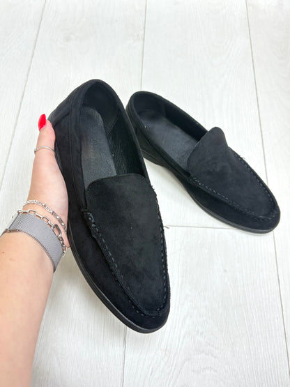Suzie Faux Suede Loafers