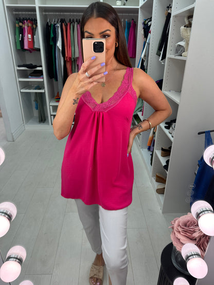 Leanne Lace Trim Cami