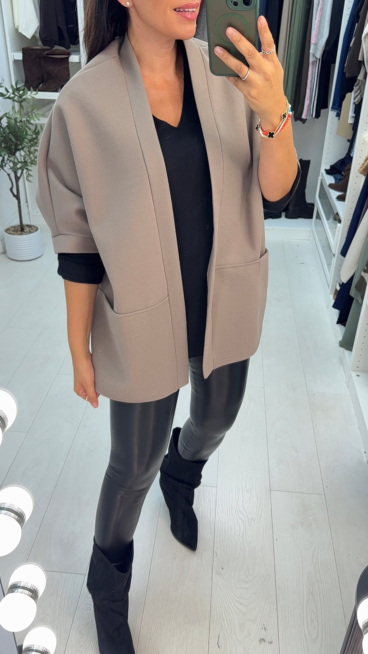 Denila Oversized Cardigan Blazer