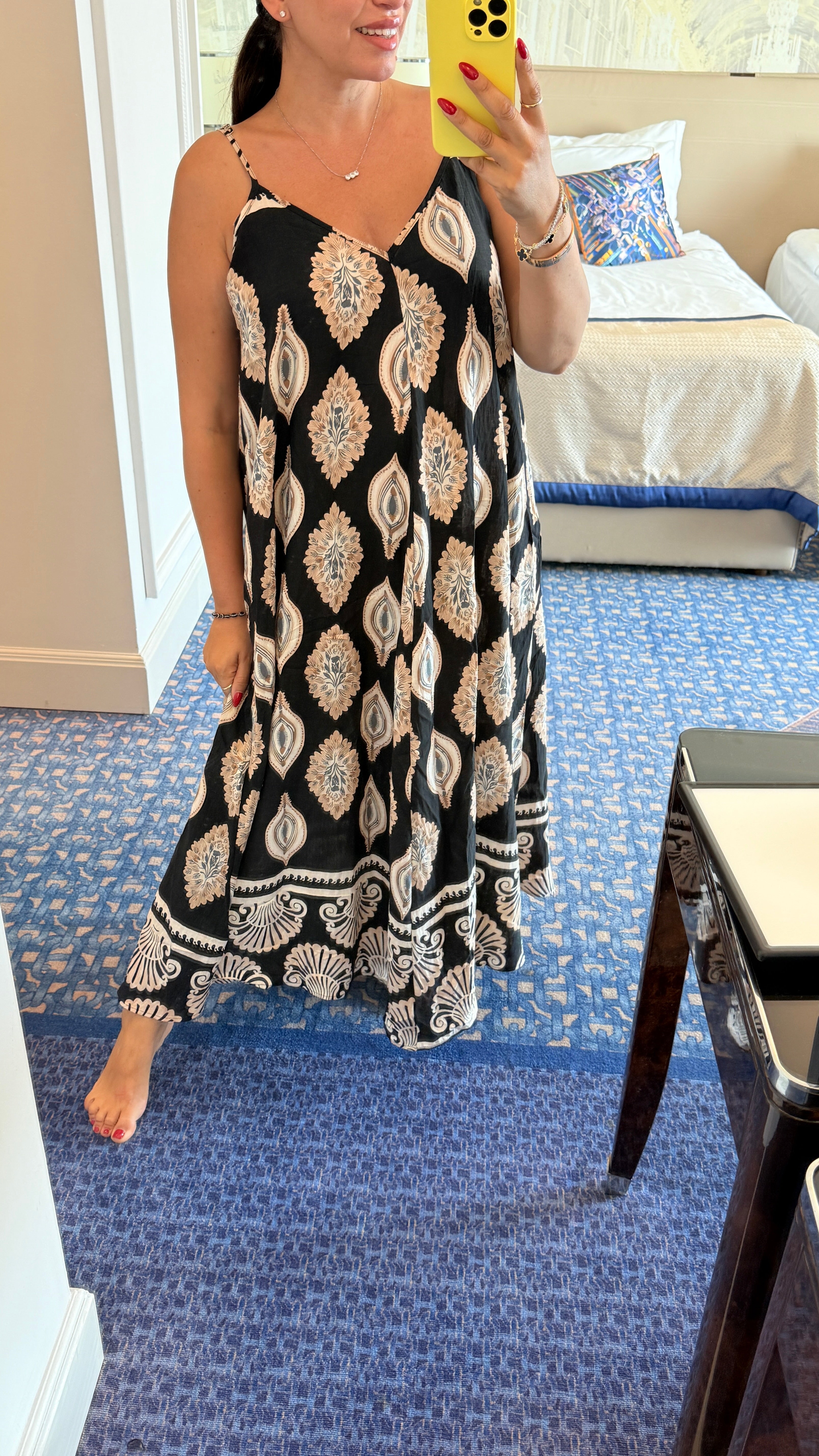 Charlene Strappy Loose Fit Maxi Dress