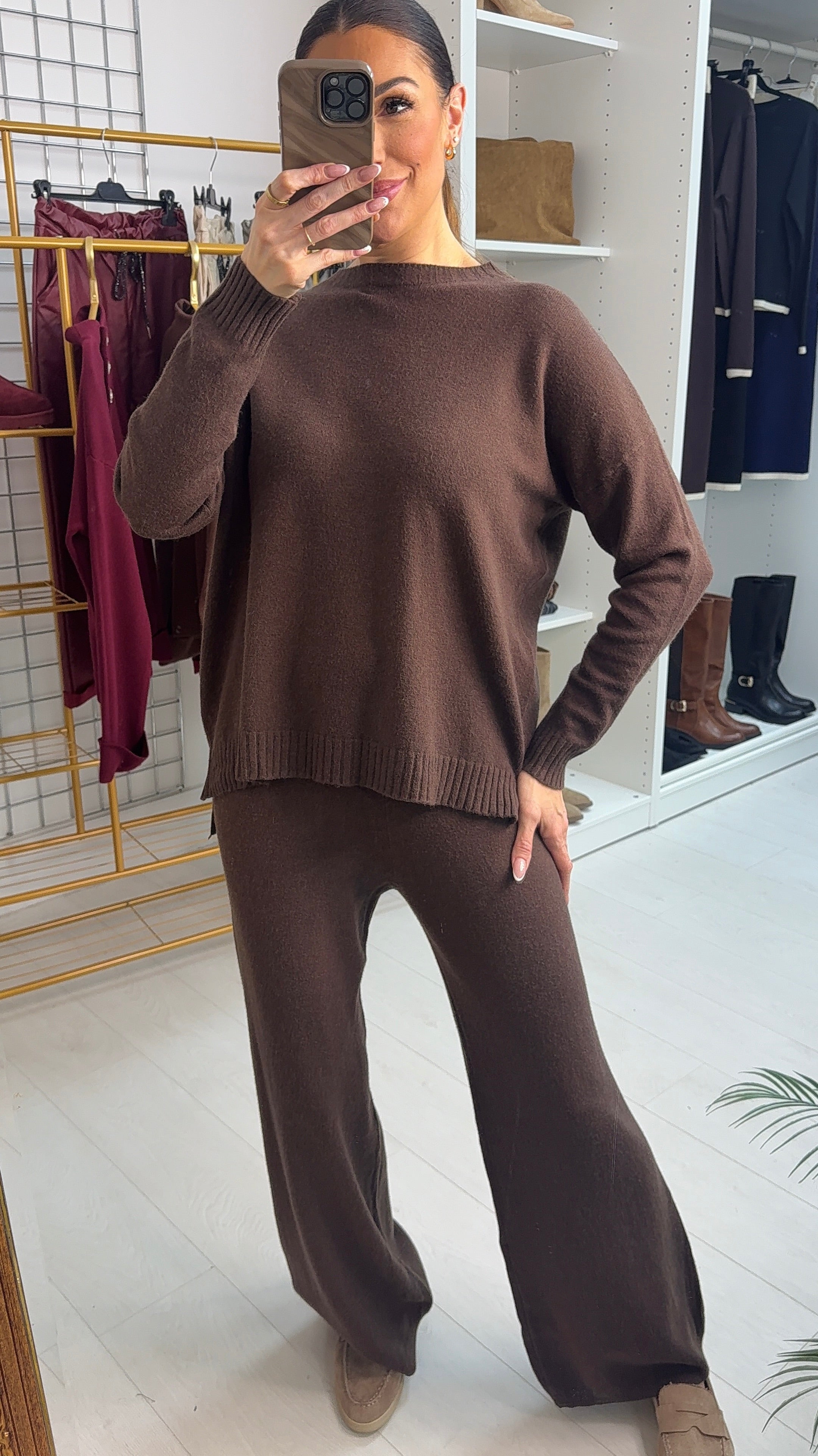 Eryn Plain Loose Fit Loungewear Set