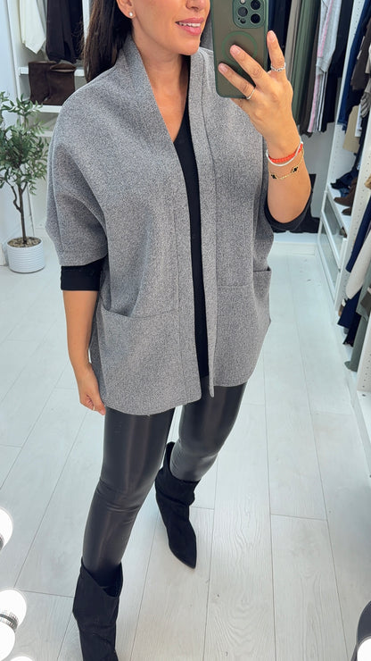 Denila Oversized Cardigan Blazer