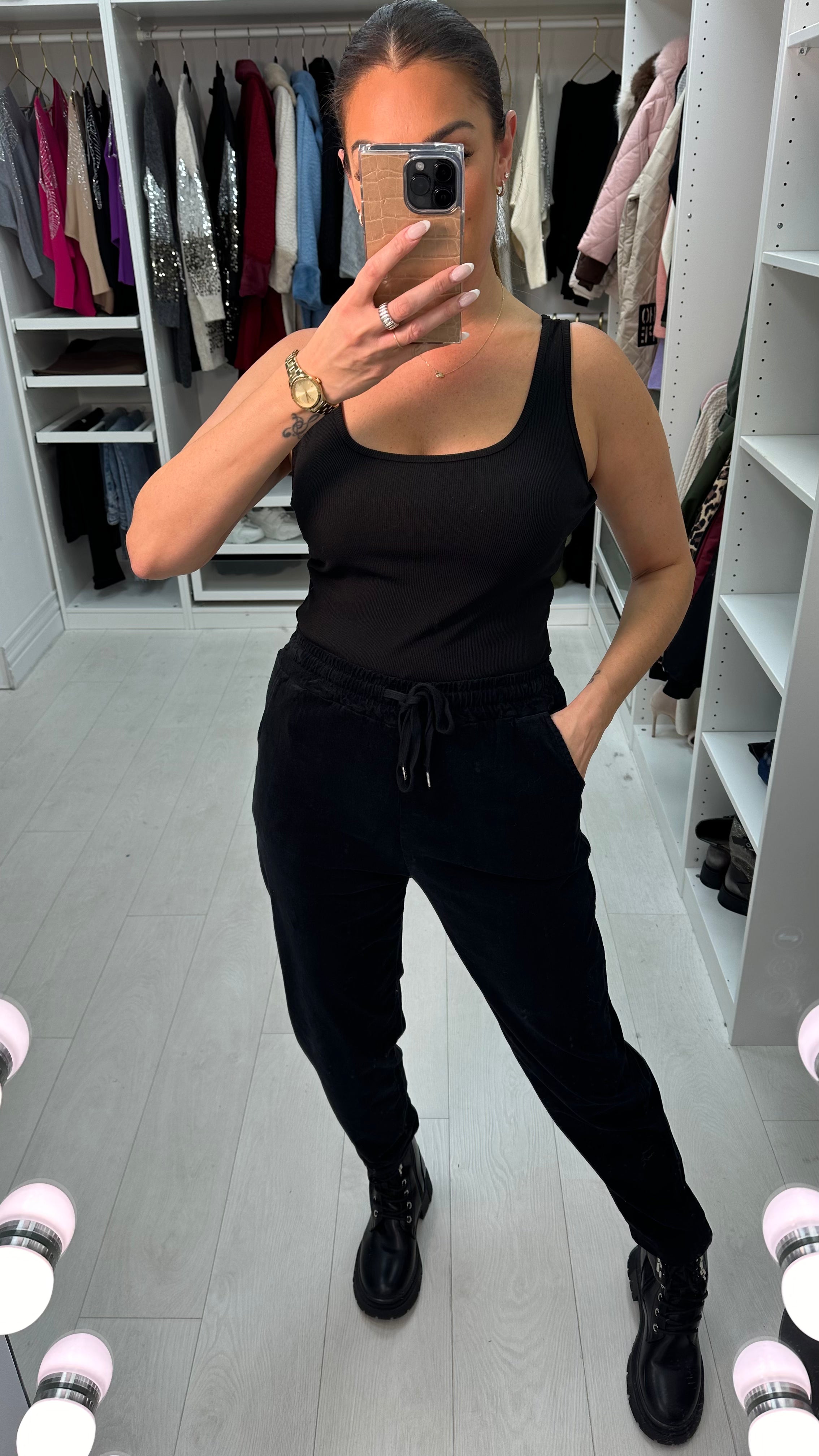 Angelo Plain Corduroy Joggers