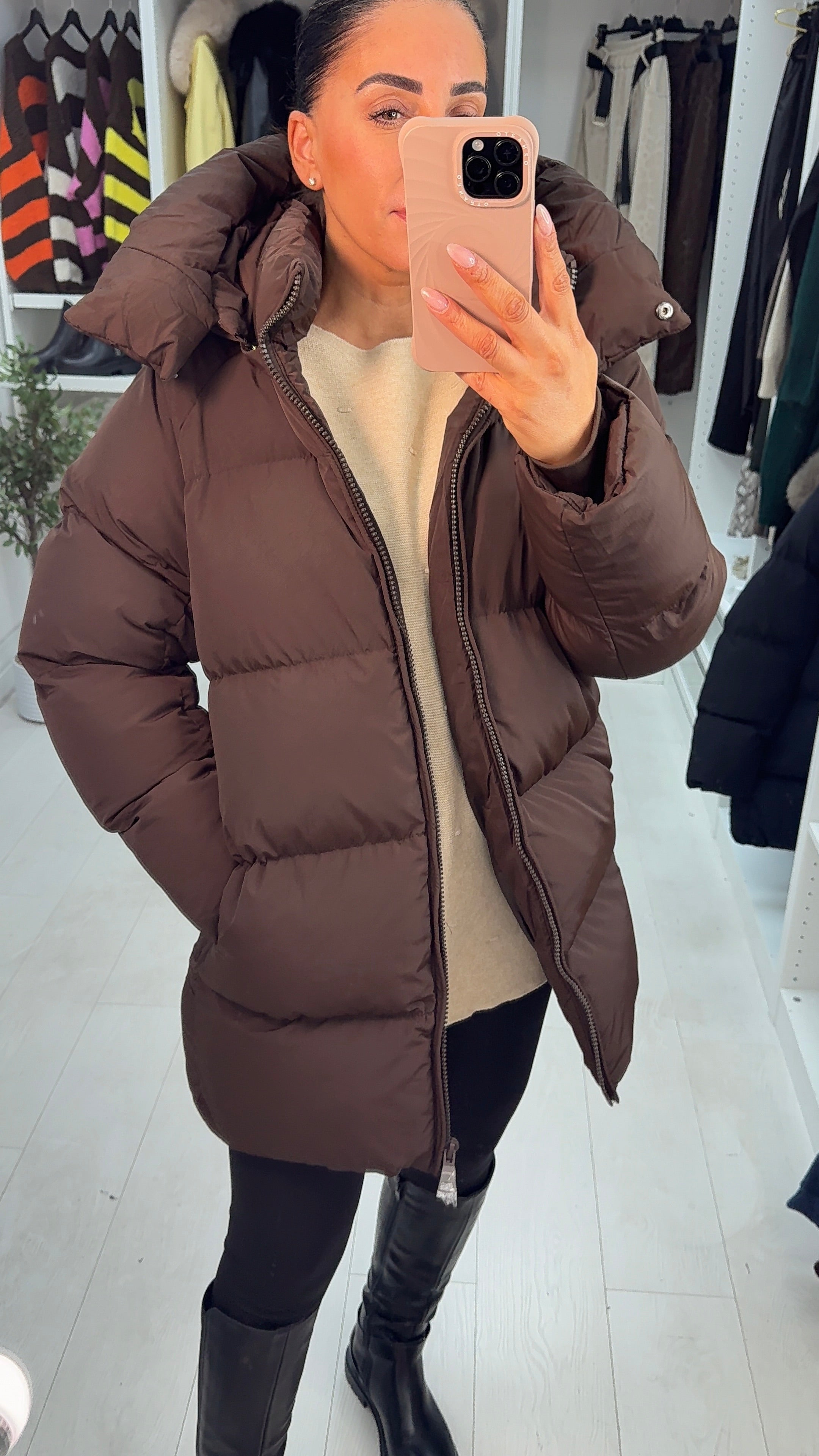 Corina Mid Length Puffer Coat