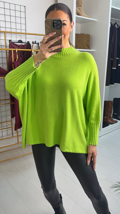 Mellie Plain Super Soft High Neck Jumper