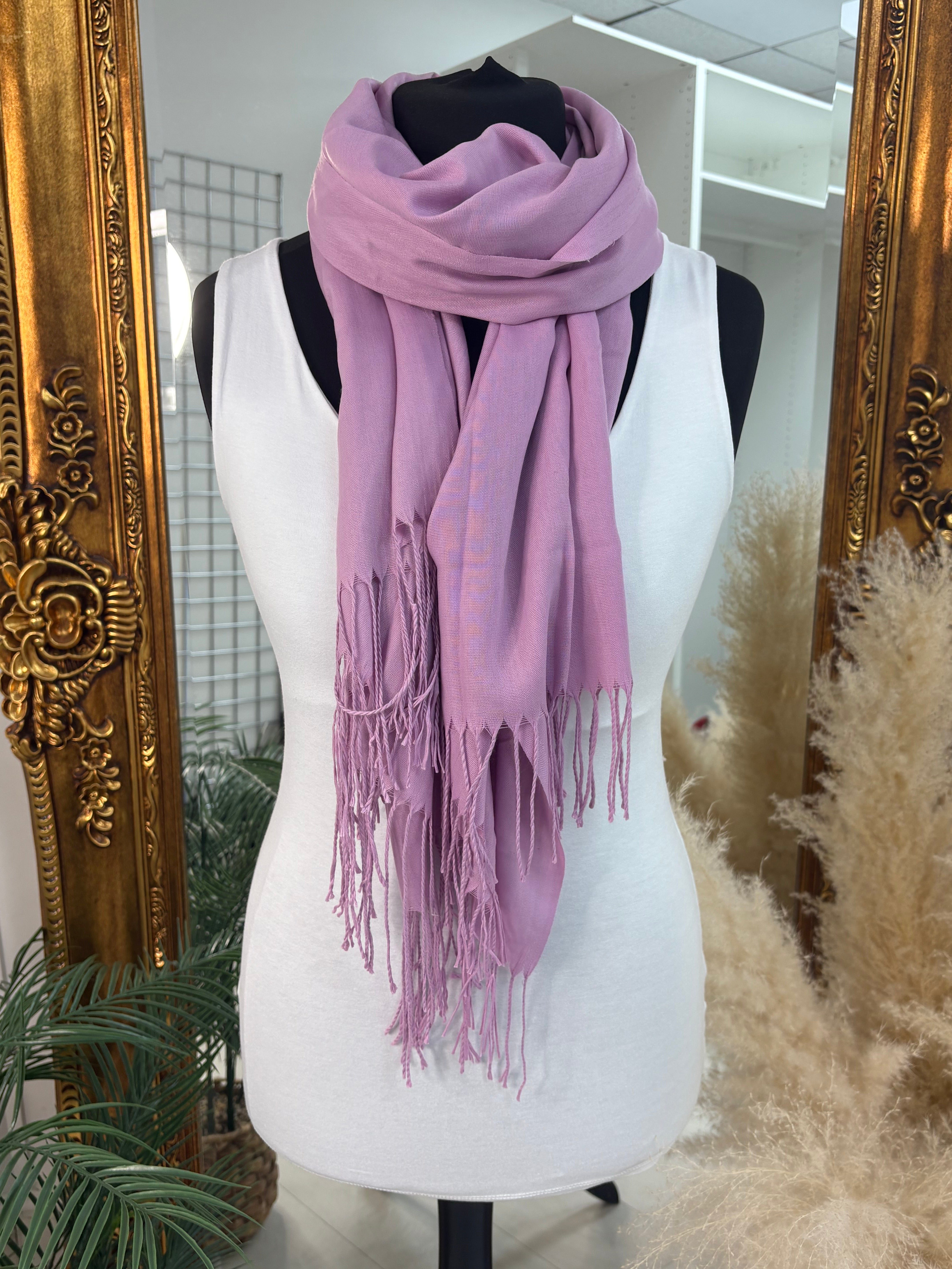 Louella Lilac Lightweight Scarf