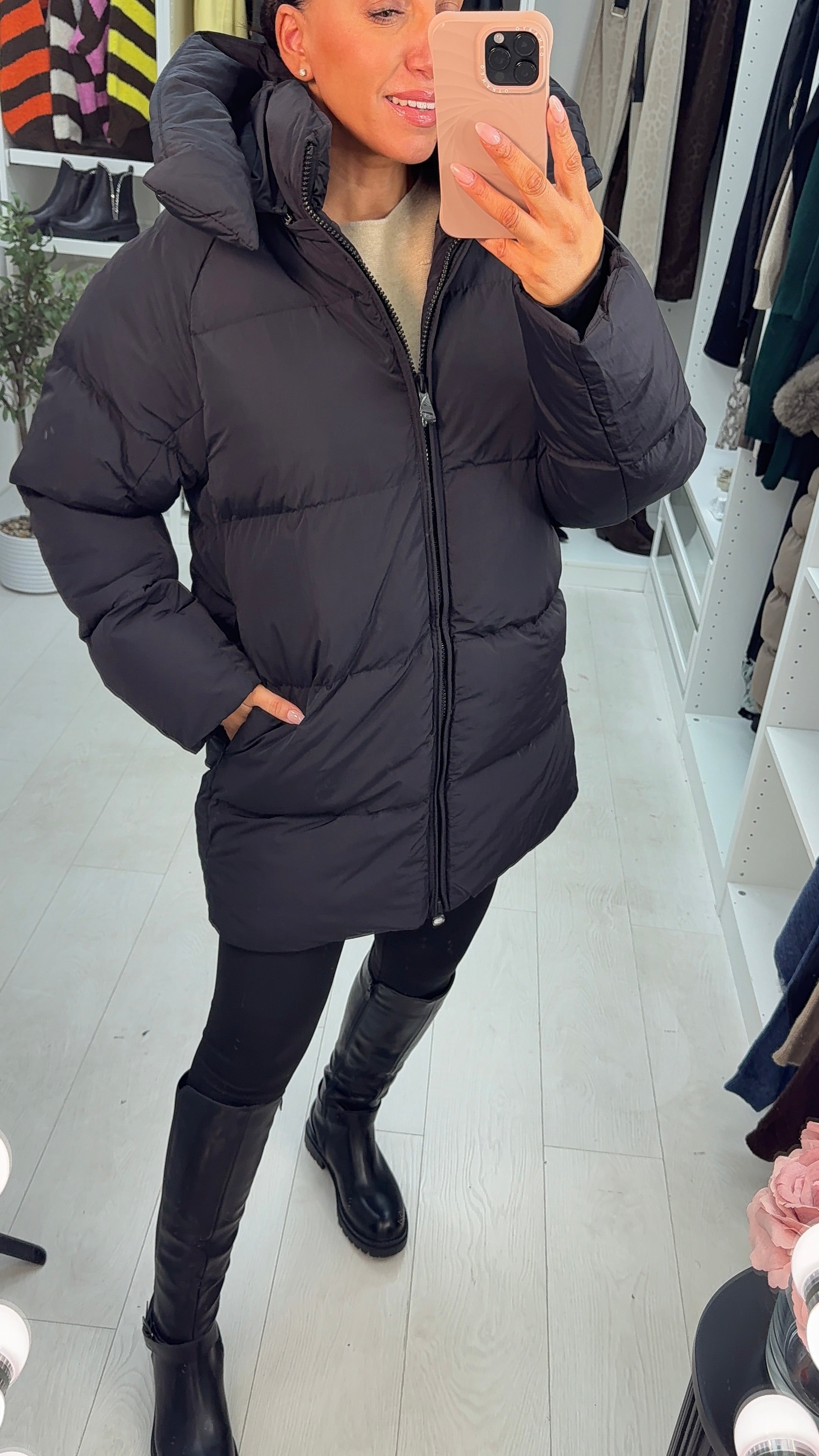 Corina Mid Length Puffer Coat